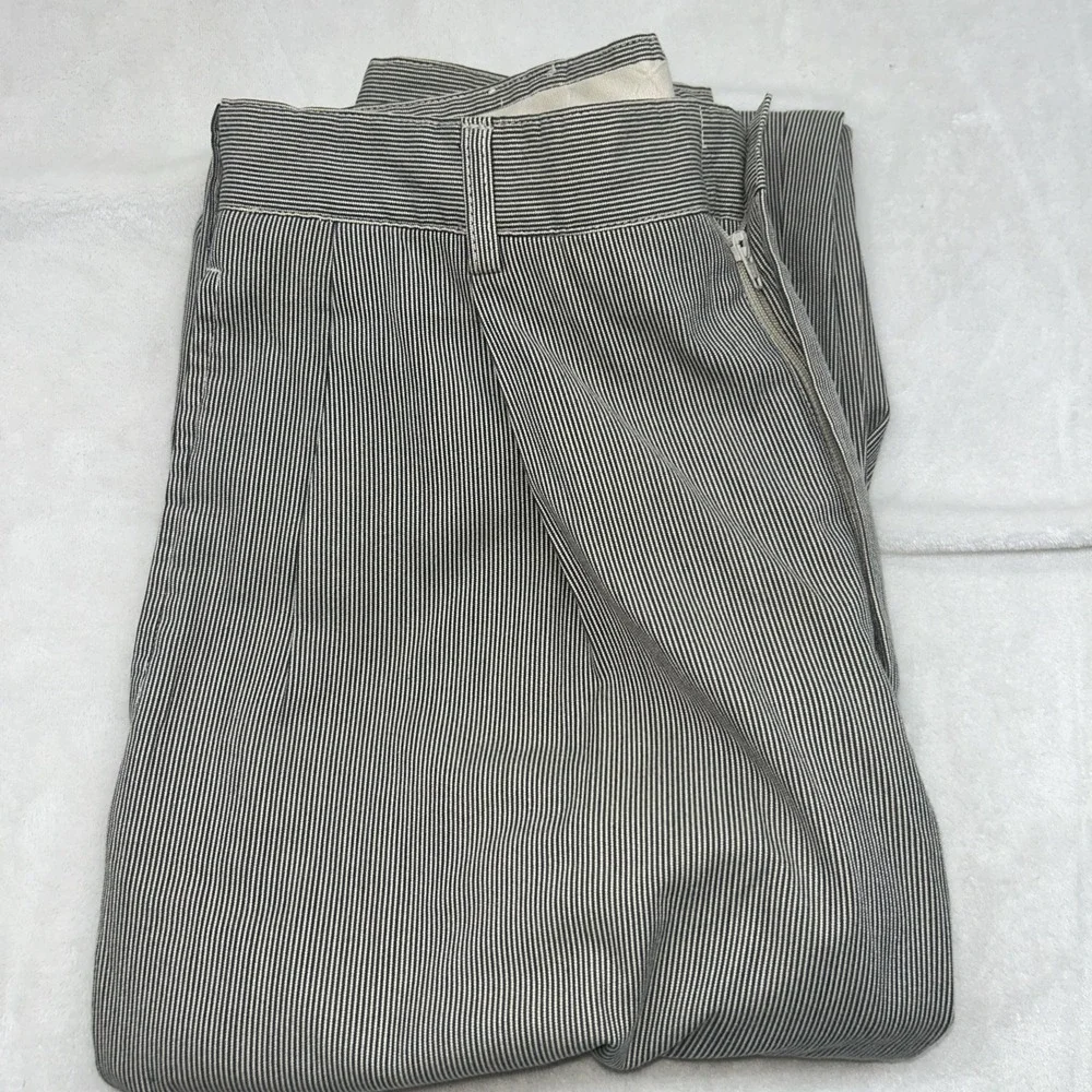 Tommy Hilfiger Pants Mens 30x30 Navy White‎ Pinstripe Chino Straight Leg Office